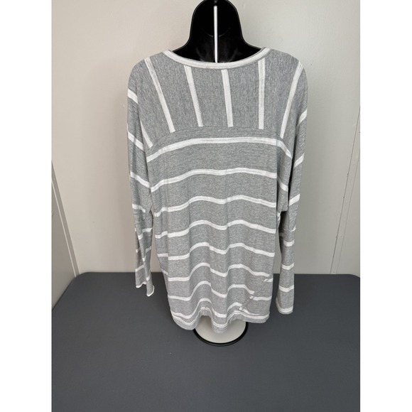 Umgee Top Blouse Oversized Tunic Size Small Strips - Picture 4 of 5
